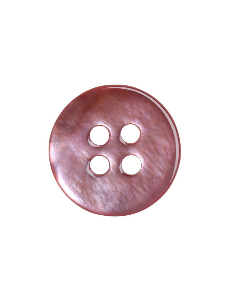 Set di 8 bottoni a 4 fori in madreperla 12 mm - Rosa