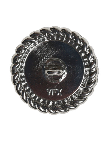 Set di 4 bottoni Perla 21 mm - Argento