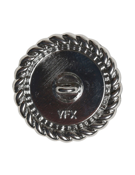 Set di 4 bottoni Perla 21 mm - Argento