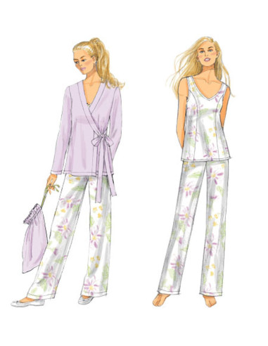 Modello di abito, top, camicia, pantaloni e borsa - Butterick 5963