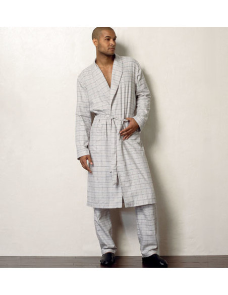 Modello di vestaglia, cintura, top, pantaloncini e pantaloni - Vogue 8964