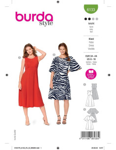 Modello di abito - Burda 6133