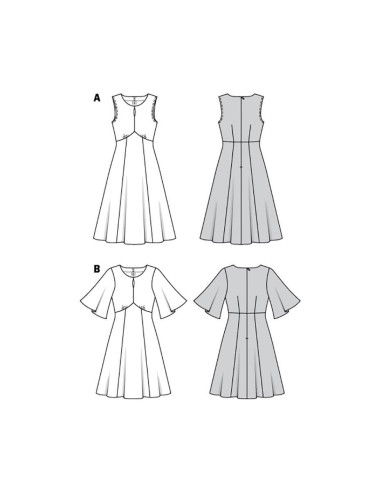 Modello di abito - Burda 6133