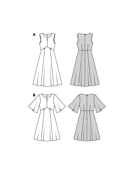 Modello di abito - Burda 6133