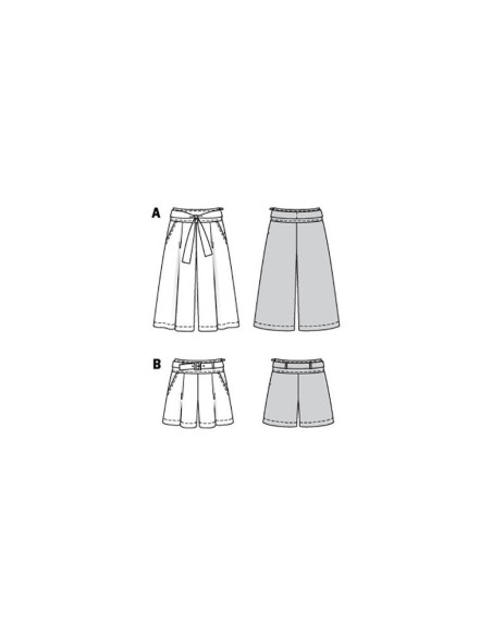 Modello di gonna-pantalone - Burda 6138