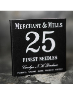 Libretto di 25 aghi da cucito fini Merchant & Mills 2