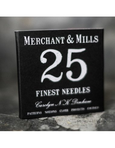 Libretto di 25 aghi da cucito fini Merchant & Mills