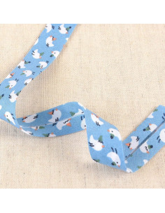 Galline a pois - Blu