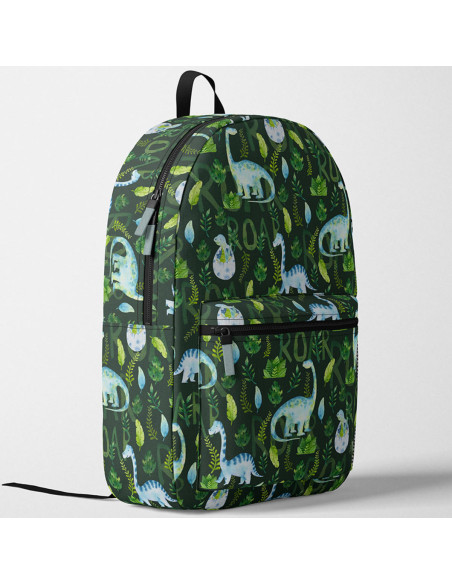 Tessuto cotone deluxe BIO - Dinosauri ruggiscono