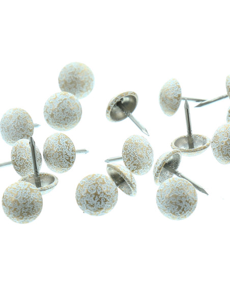 Chiodi da tappezzeria Select - Bianco ottone