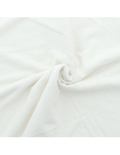 Tessuto micro spugna viscosa - Bianco