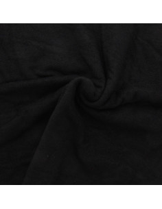 Tessuto micro spugna viscosa - Nero