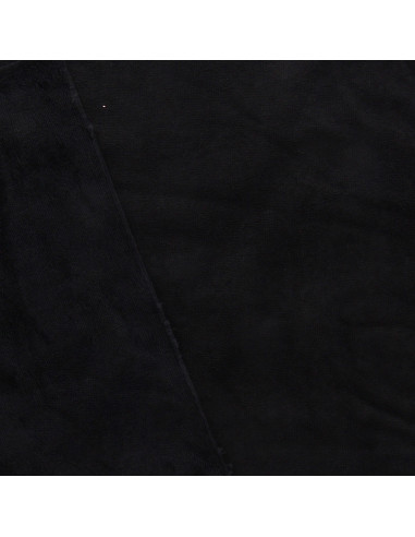 Tessuto micro spugna viscosa - Nero