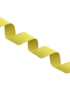 Cinturino in cotone scintillante per borsa - Senape