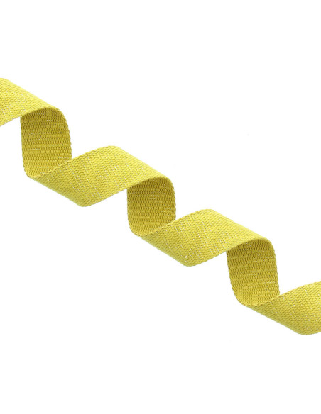 Cinturino in cotone scintillante per borsa - Senape