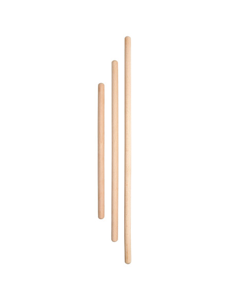 Set di 3 bastoncini in legno per macramè