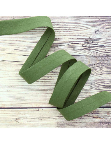 Nastro in cotone biologico - Verde asparago