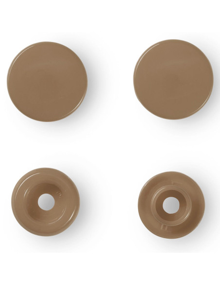 Set di 30 bottoni a pressione Color Snaps 12,4 mm - Oro