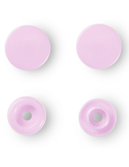 Set di 30 bottoni a pressione Color Snaps 12,4 mm - Rosa