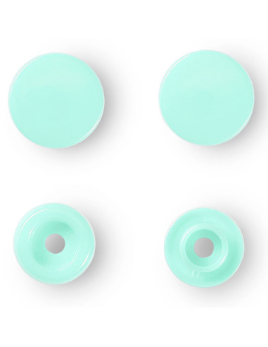 Set di 30 bottoni a pressione Color Snaps 12,4 mm - Menta