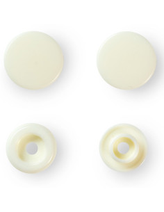 Set di 30 bottoni a pressione Color Snaps 12,4 mm - Bianco sporco 2