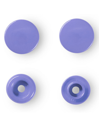 Set di 30 bottoni a pressione Color Snaps 12,4 mm - Lilla