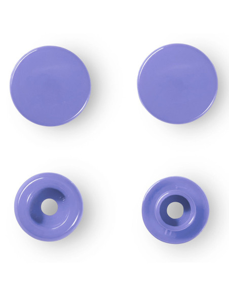 Set di 30 bottoni a pressione Color Snaps 12,4 mm - Lilla