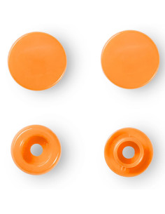 Set di 30 bottoni a pressione Color Snaps 12,4 mm - Arancione 2