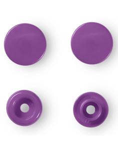 Set di 30 bottoni a pressione Color Snaps 12,4 mm - Viola ametista 2