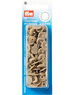 Set di 30 bottoni a pressione Color Snaps 12,4 mm - Champagne