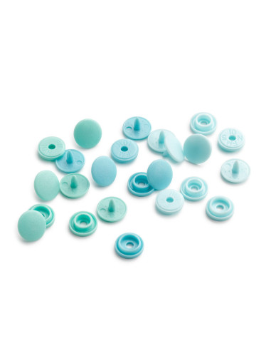 Set di 36 bottoni a pressione Color Snaps Mini 9 mm - Sfumature di Verde