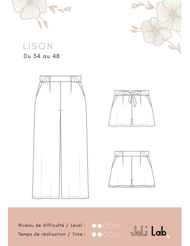 Modello di pantaloni Lison - Joli Lab
