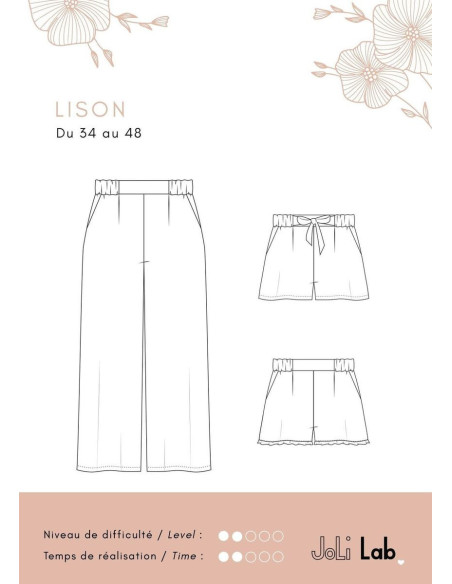 Modello di pantaloni Lison - Joli Lab