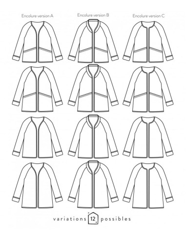 Modello di giacca Absolu - Atelier Scämmit
