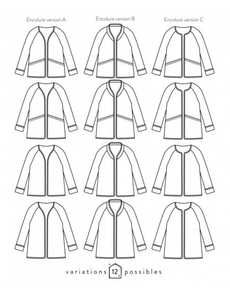 Modello di giacca Absolu - Atelier Scämmit