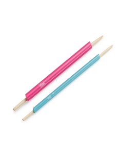 Strumento per guida-passante M e L - Fucsia e menta 2