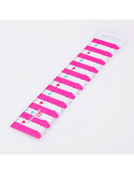 Righello per pieghe e orli - Rosa fucsia