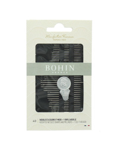 Astuccio 40 aghi da cucire con infila-aghi Bohin
