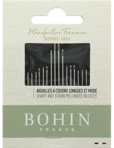 Taccuino 20 aghi da rammendo Bohin