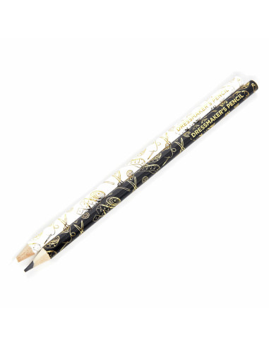 Set di 2 matite marcatori cancellabili con acqua - Nero e bianco