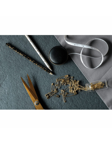 Set di 2 matite marcatori cancellabili con acqua - Nero e bianco