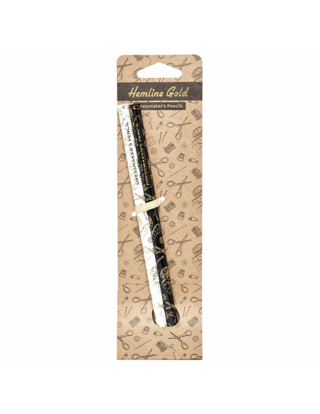 Set di 2 matite marcatori cancellabili con acqua - Nero e bianco