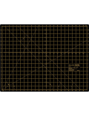 Tappetino da taglio autorigenerante nero 45 x 60 cm