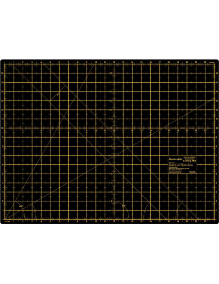 Tappetino da taglio autorigenerante nero 45 x 60 cm