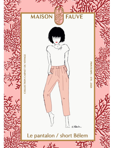 Modello di pantaloni Belem - Maison Fauve
