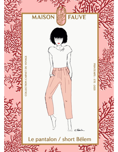 Modello di pantaloni Belem - Maison Fauve
