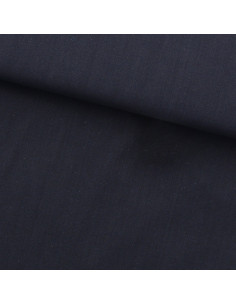 Tessuto cotone sashiko unito Olympus - Blu marino