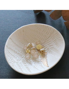 Bottone di stivaletto glitterato oro - Bianco sporco 2