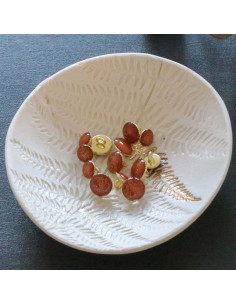 Bottone di stivaletto glitterato oro - Caramello 2