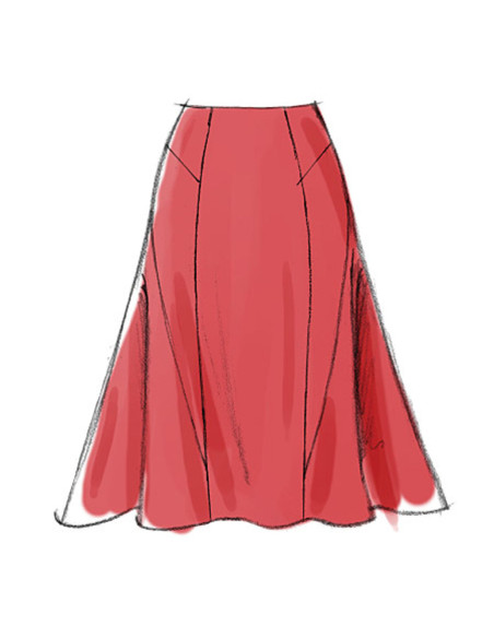 Modello di gonna - Vogue 8750